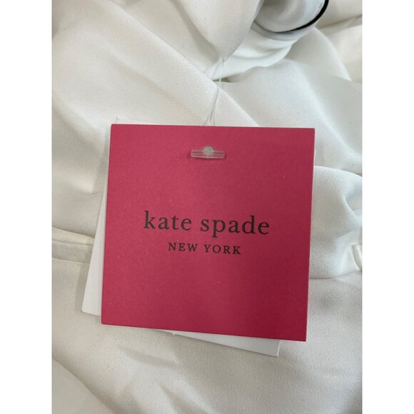 Kate Spade New York White Mrs. Embroidered Initials Bathrobe Sz L/XL - New - Picture 10 of 11